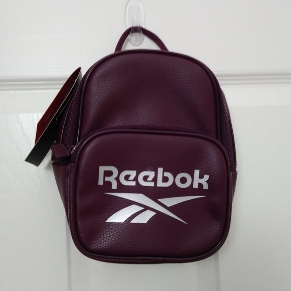 Reebok Burgundy Logo Mini Backpack - Picture 8 of 10
